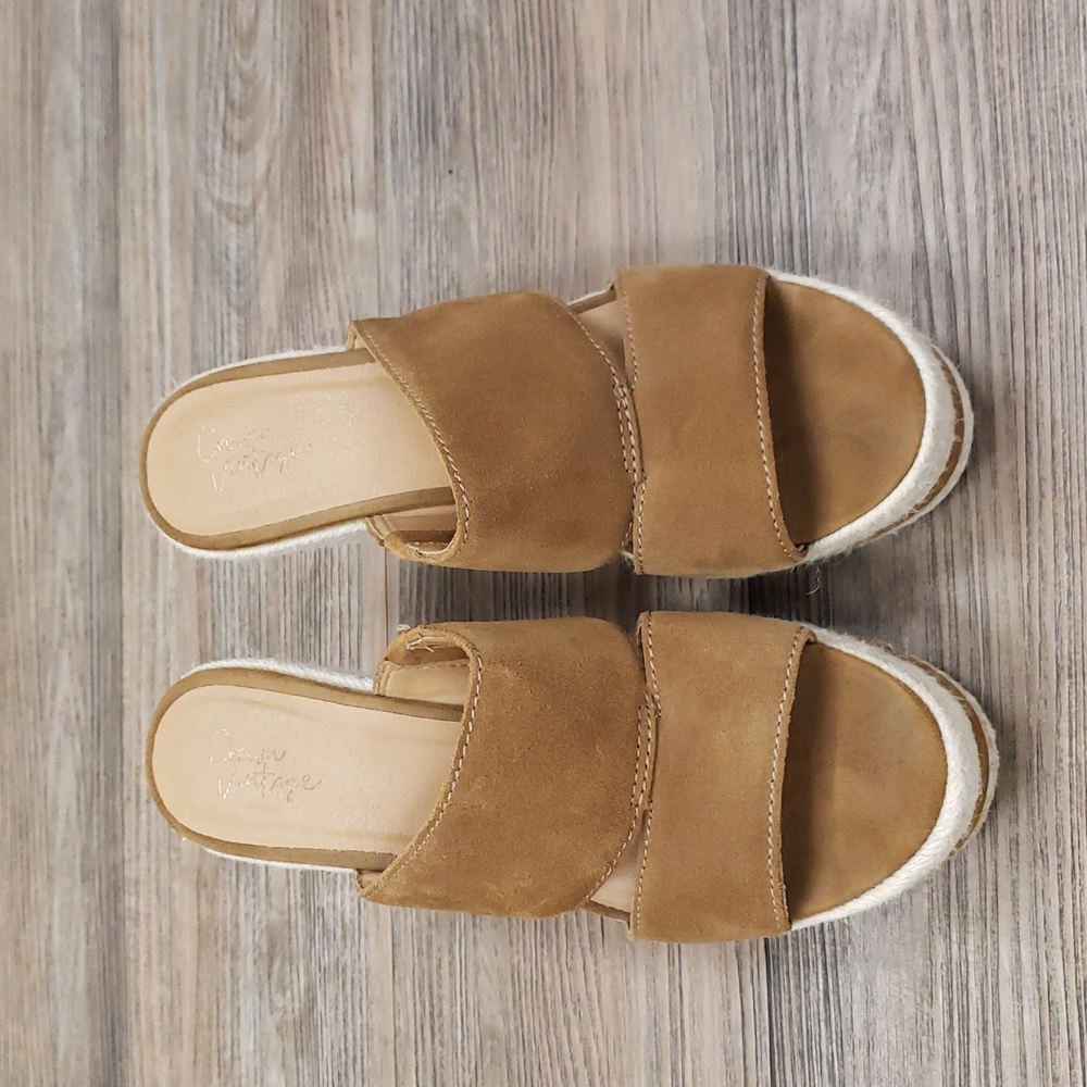 Crown Vintage Platform Wedges Size 7.5 - Picture 3 of 7